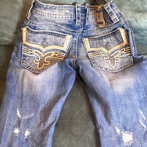 Rock revival jeans too big